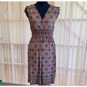 Women's Lildy Patterned Surplice Sundress Small S